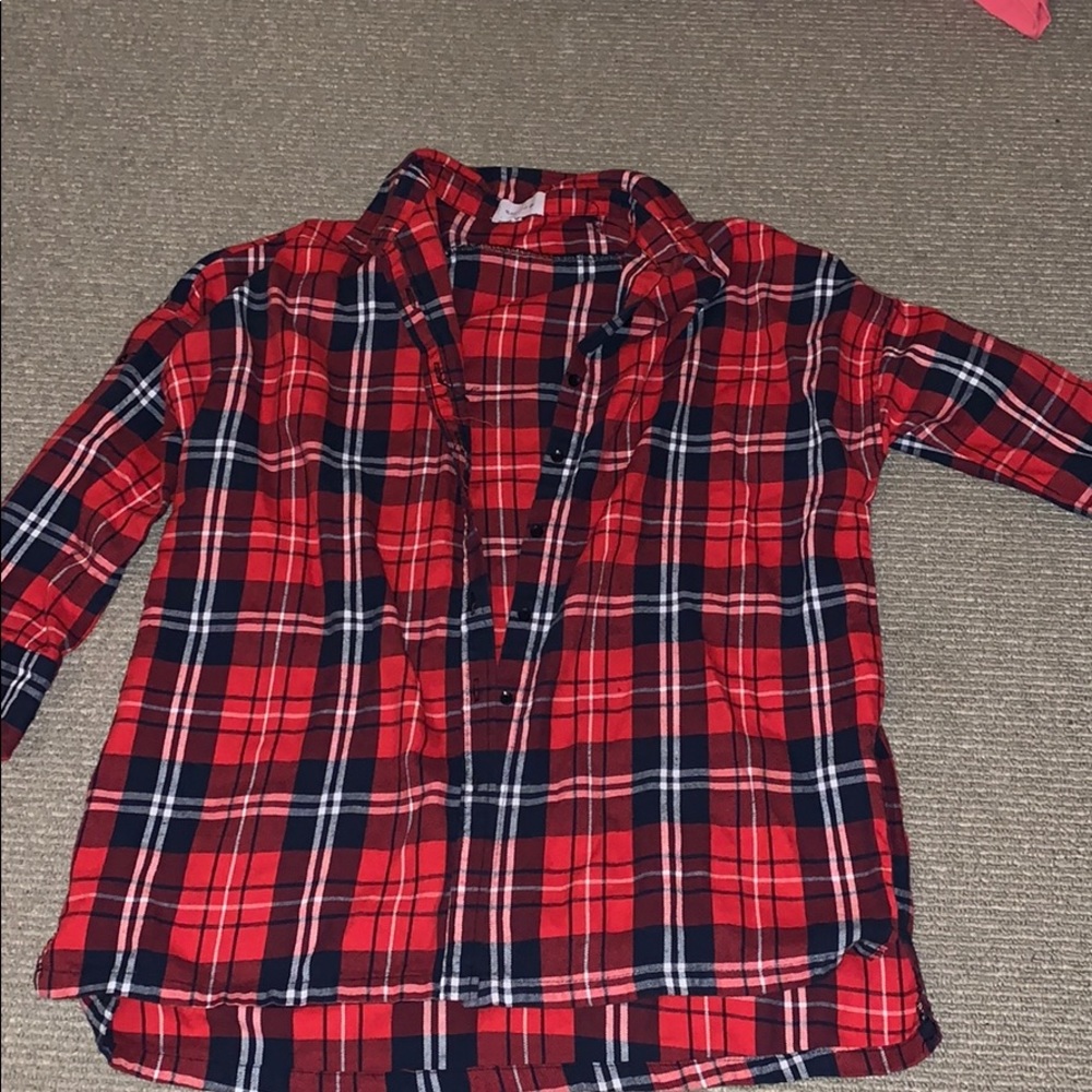 Plaid top